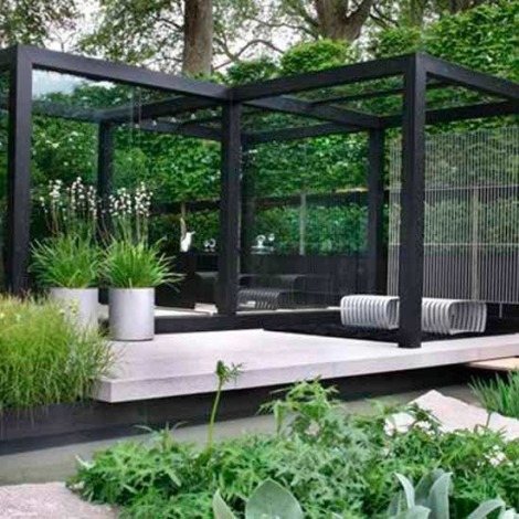 6-modern-garden-ideas-Elegant-outdoor-dining-area